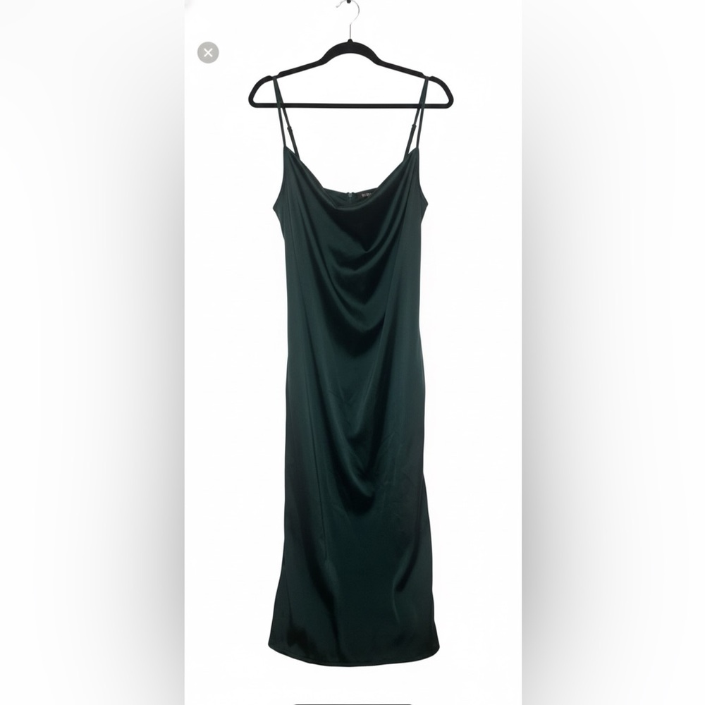 Slip Dress‎ - Forest Green